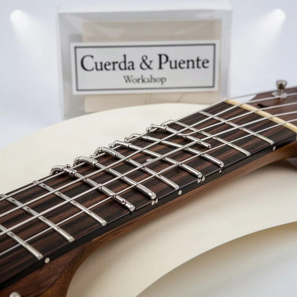 Cuerda & Puente Juego de Trastes en Níquel Plateado